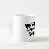 work on yourself koffiemok (Voorkant links)