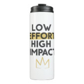 Work Smart Not Hard Modern Typography Thermosbeker (Voorkant)