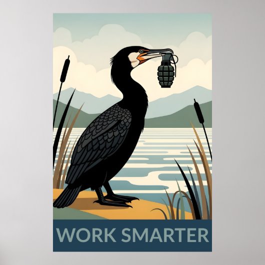 Work smarter poster (Voorkant)