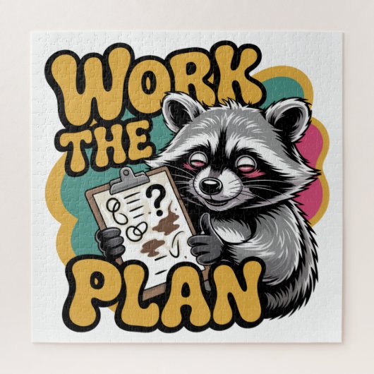 Work The Plan Legpuzzel (Verticaal)
