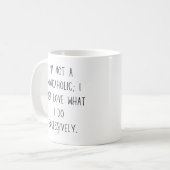 Workaholic Koffiemok (Voorkant links)