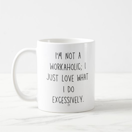 Workaholic Koffiemok (Links)