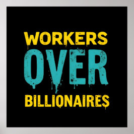 Workers Over Billionaires: Power to the People HD Poster