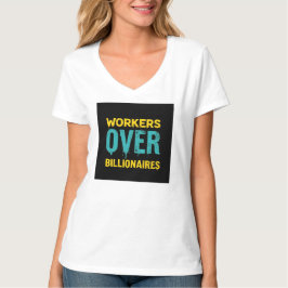 Workers Over Billionaires: Power to the People HD T-shirt