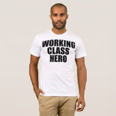 WORKING CLASS HERO -black logo- T-shirt (Voorkant volledig)
