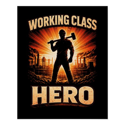 Working Class Hero Perfect Poster (Voorkant)