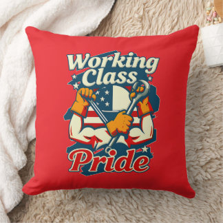 Working Class Pride Vintage American Worker Design Kussen