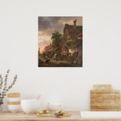 Workman & Inn - Isack van Ostade Poster d'art (Cuisine)