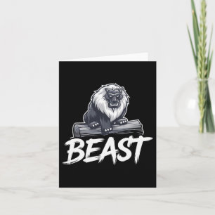 Workout Beast Gym Bodybuilding Training Fitness Me Kaart