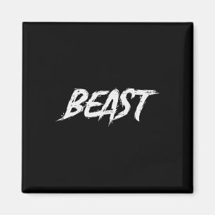 Workout Beast Gym Bodybuilding Training Fitness Me Magneet