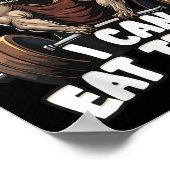 Workout Dear Abs Funny Gym Exercise Fitness Quote Poster (Hoek)