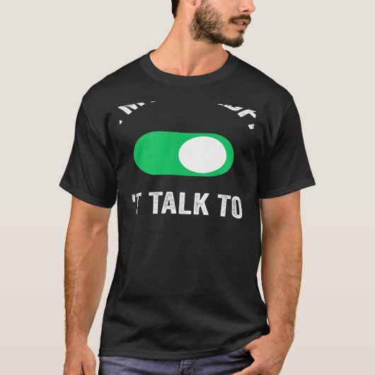 Workout don't talk to me t-shirt (Voorkant)