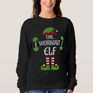 Workout Elf Family Matching Group met kerstfeestda Trui