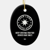 Workout Fitness Gym Logo Keramisch Ornament (Achterkant)