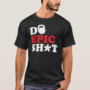 Workout Fitness Motivatie (Kettlebell) T-shirt