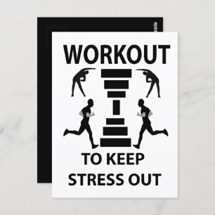 Workout Fitness Oefening Gym Briefkaart