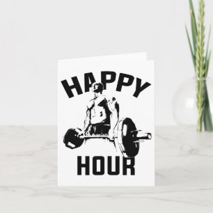 Workout Funny Deadlift Gym Motivatie Gewichtsleven Kaart