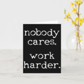 Workout Gym Fitness Exercise Motivational  Kaart (Gele Bloem)