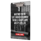 Workout Gym Motivatie Klembord (Links)