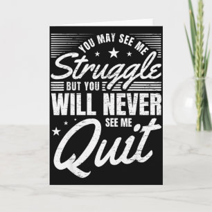 Workout I Motivatie Struggle Gym Spreuken Strijd Kaart