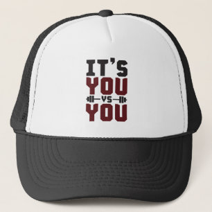 Workout inspiratie - Het is u vs u - Gym Trucker Pet