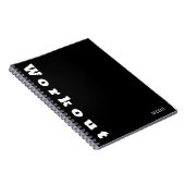 Workout Journal Fitness Planning Dieet & Gym Aange Notitieboek (Rechterzijde)
