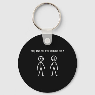 Workout meme lift grappige gym en bodybuilding zeg sleutelhanger