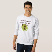 Workout met gewichten Sweatshirt (Voorkant volledig)