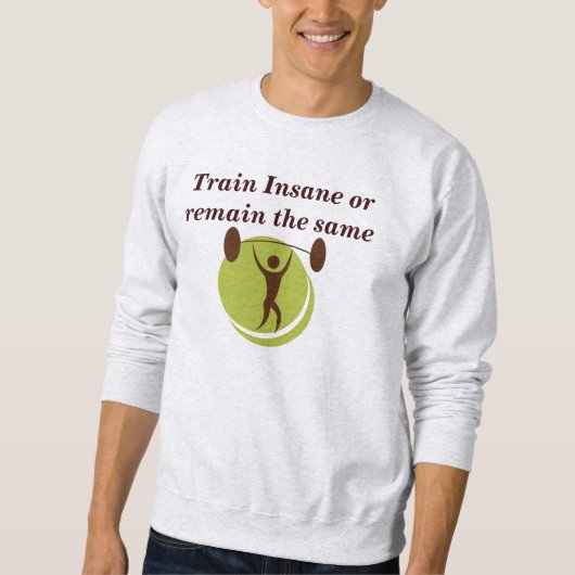 Workout met gewichten Sweatshirt (Voorkant)