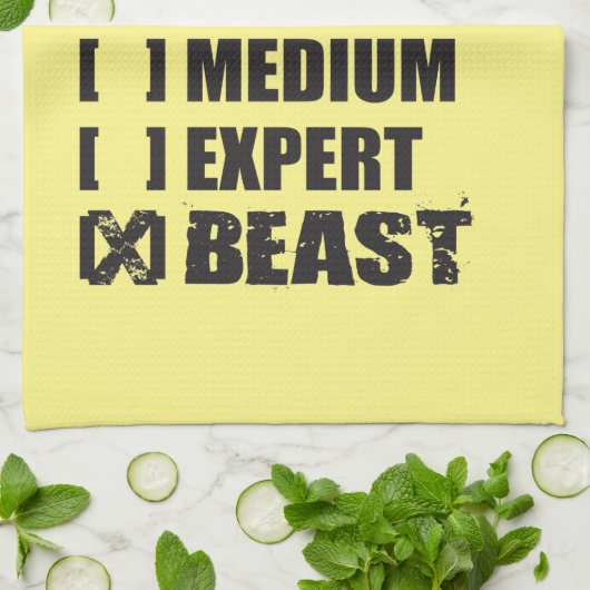 Workout Mode - BEAST Theedoek (Gevouwen)