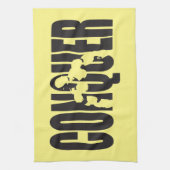 Workout Motivatie - OVERWINNEN Theedoek (Verticaal)