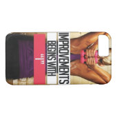 Workout Motivation - de verbeteringen beginnen met Case-Mate iPhone Case (Achterkant (Horizontaal))