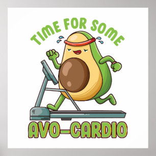 Workout Oefening Grappige Humor Gezegden Quotes Poster