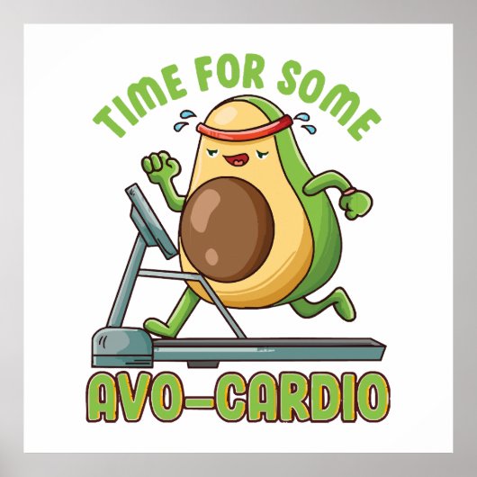 Workout Oefening Grappige Humor Gezegden Quotes Poster (Voorkant)