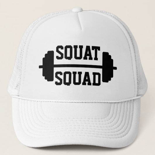 Workout Squat Barbell Trucker Pet (Voorkant)