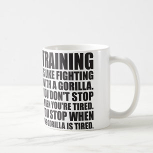 Workoutmotivatie - training - Bestrijding van een Koffiemok