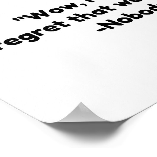 Workoutprijsopgave Poster (Hoek)