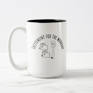 Workplace Thrills Tweekleurige Koffiemok