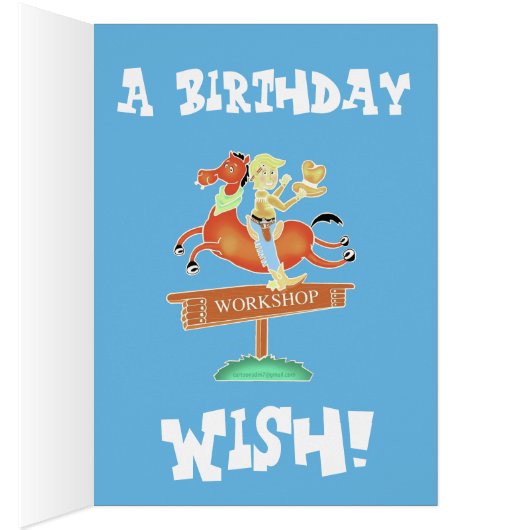Workshop Cowboy's Birthday-kaart (Binnen (Rechts))