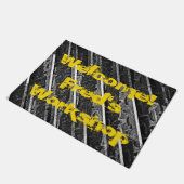 Workshop Garage Man Cave Industrial CUSTOM Doormat Deurmat (Schuin)