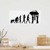 Workshop over mechanische reparatie van auto's Per Poster (Keuken)