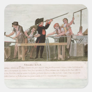 Workshop Rifle Makers, 1793 Vierkante Sticker