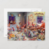 Workshop Santas Feestdagenkaart (Voorkant / Achterkant)