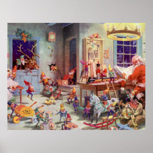 Workshop Santas Poster