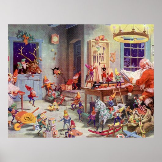 Workshop Santas Poster (Voorkant)