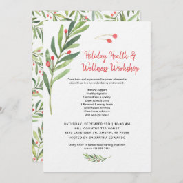 Workshop vakantiekst kerst essenti oils kaart