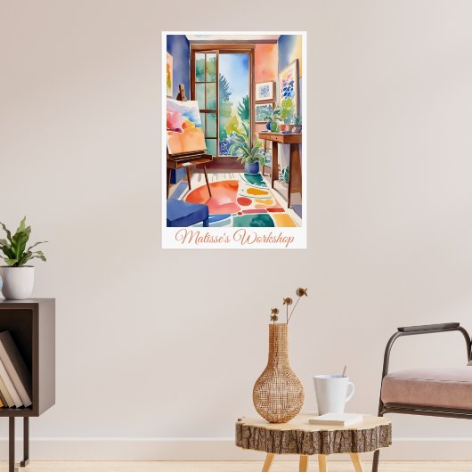 Workshop van Matisse - Poster (Woonkamer 3)