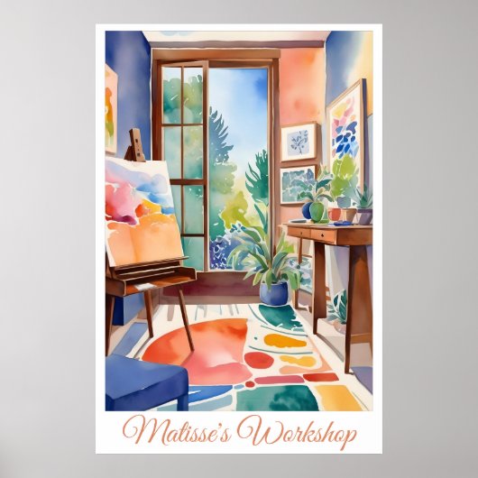 Workshop van Matisse - Poster (Voorkant)