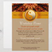 Workshops Party Events Spiritueel Art flyer templa (Voorkant / Achterkant)