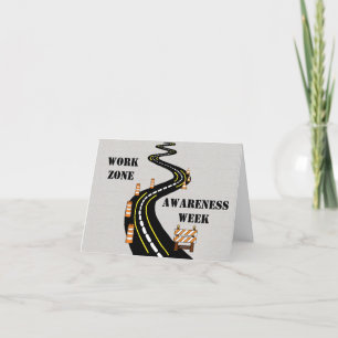 Workzone Awareness Week Trivia Card Kaart